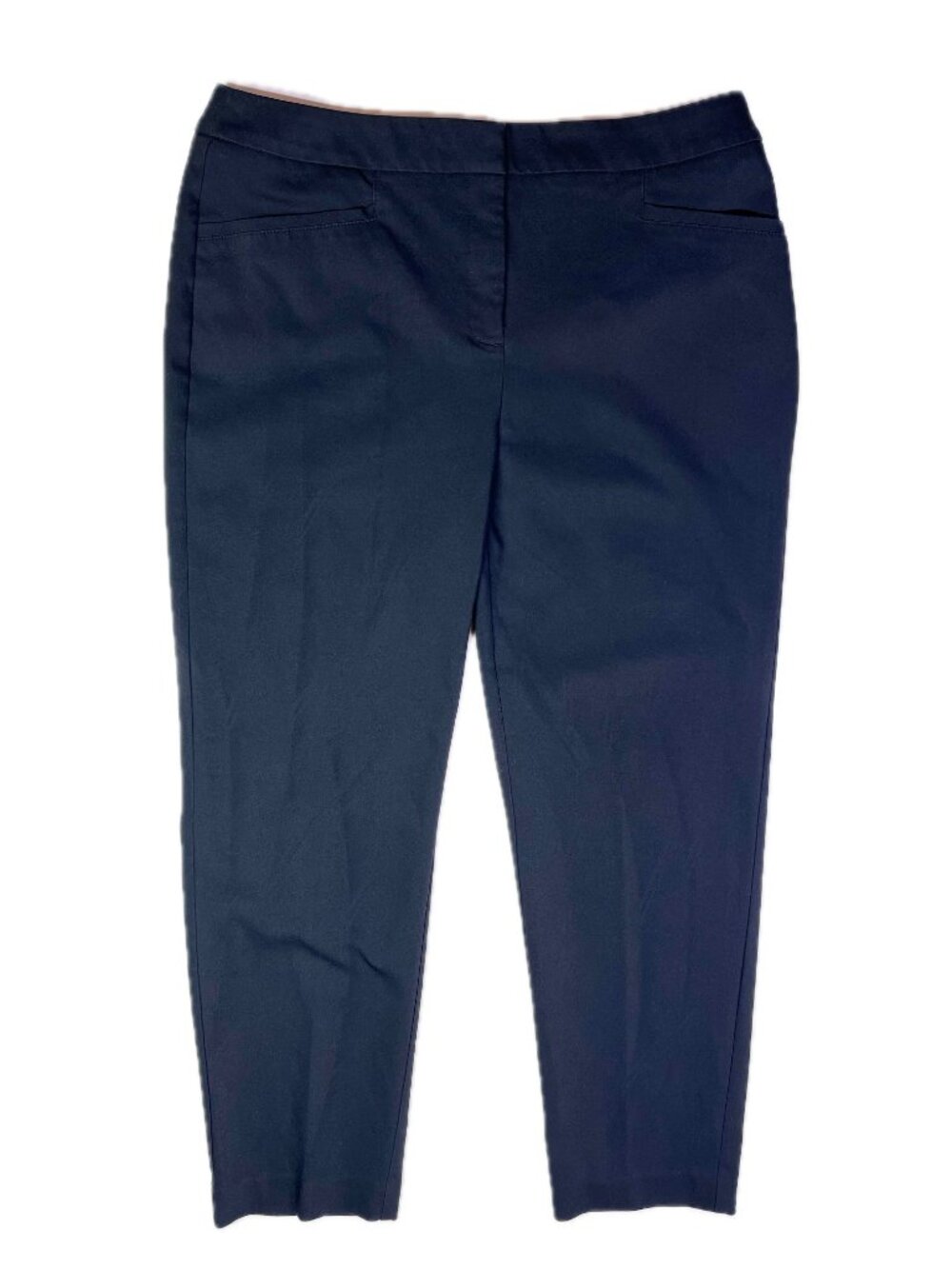 Fabulously Slimming by Chico's Size 1.5 (US 10) Black Pants Cropped